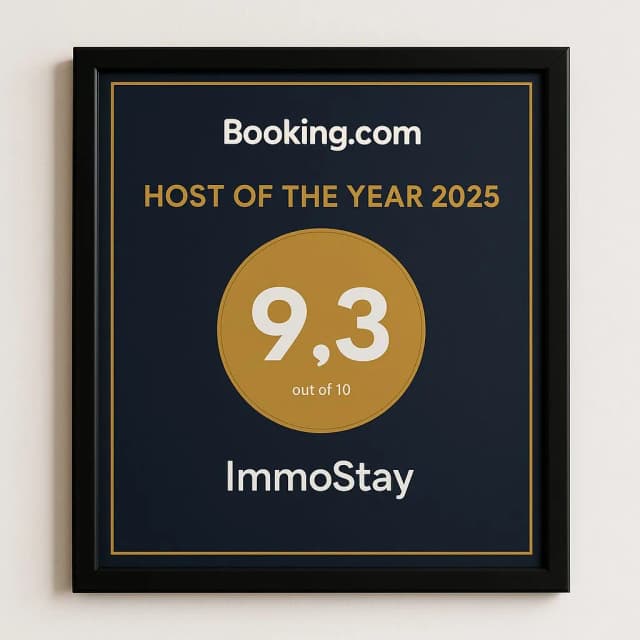 Booking.com Host of the Year 2025 – ImmoStay mit 9,3 von 10 Punkten