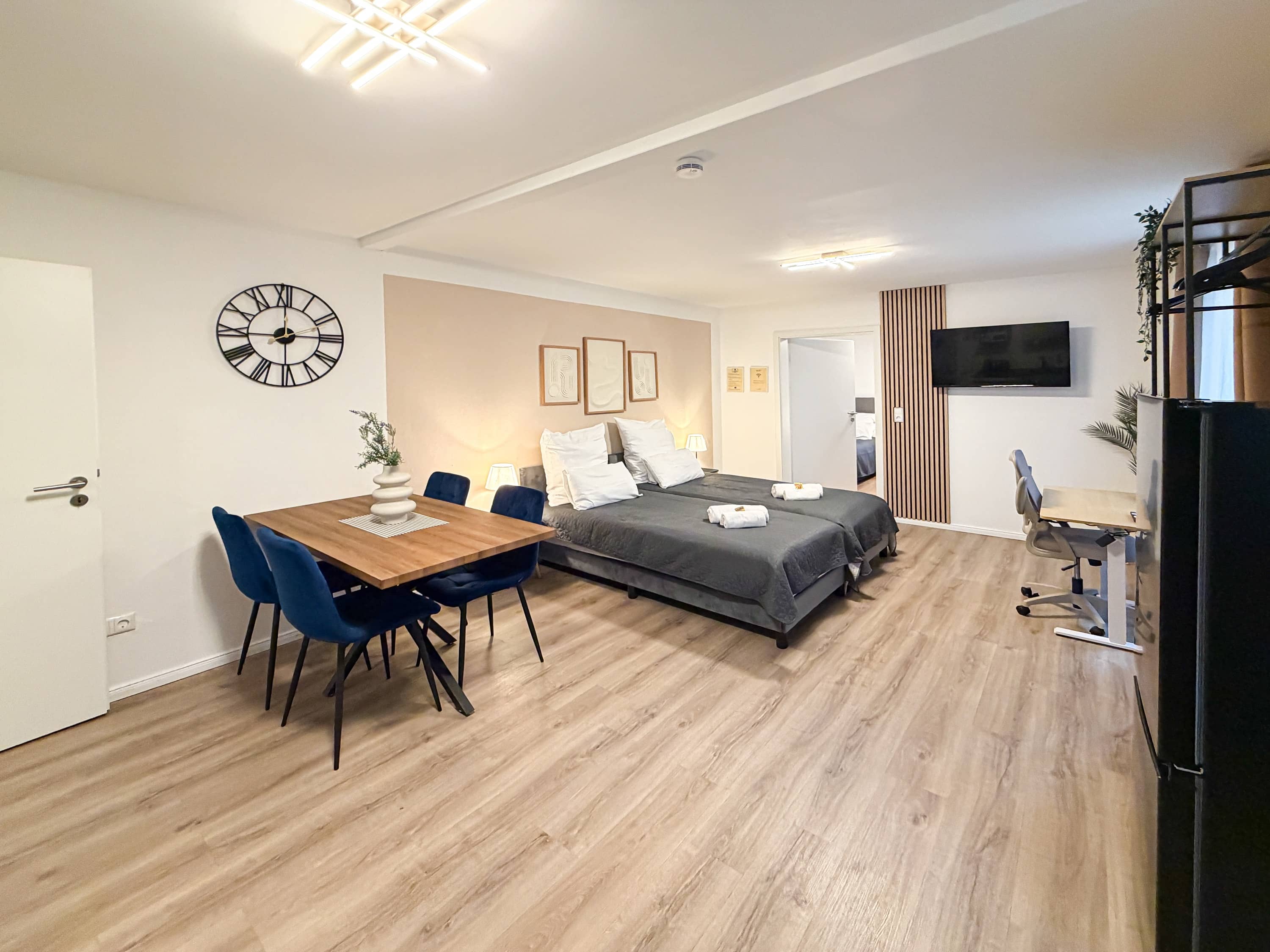 Ferienapartments Bremen-Nord Vegesack | Garten & Parkplatz