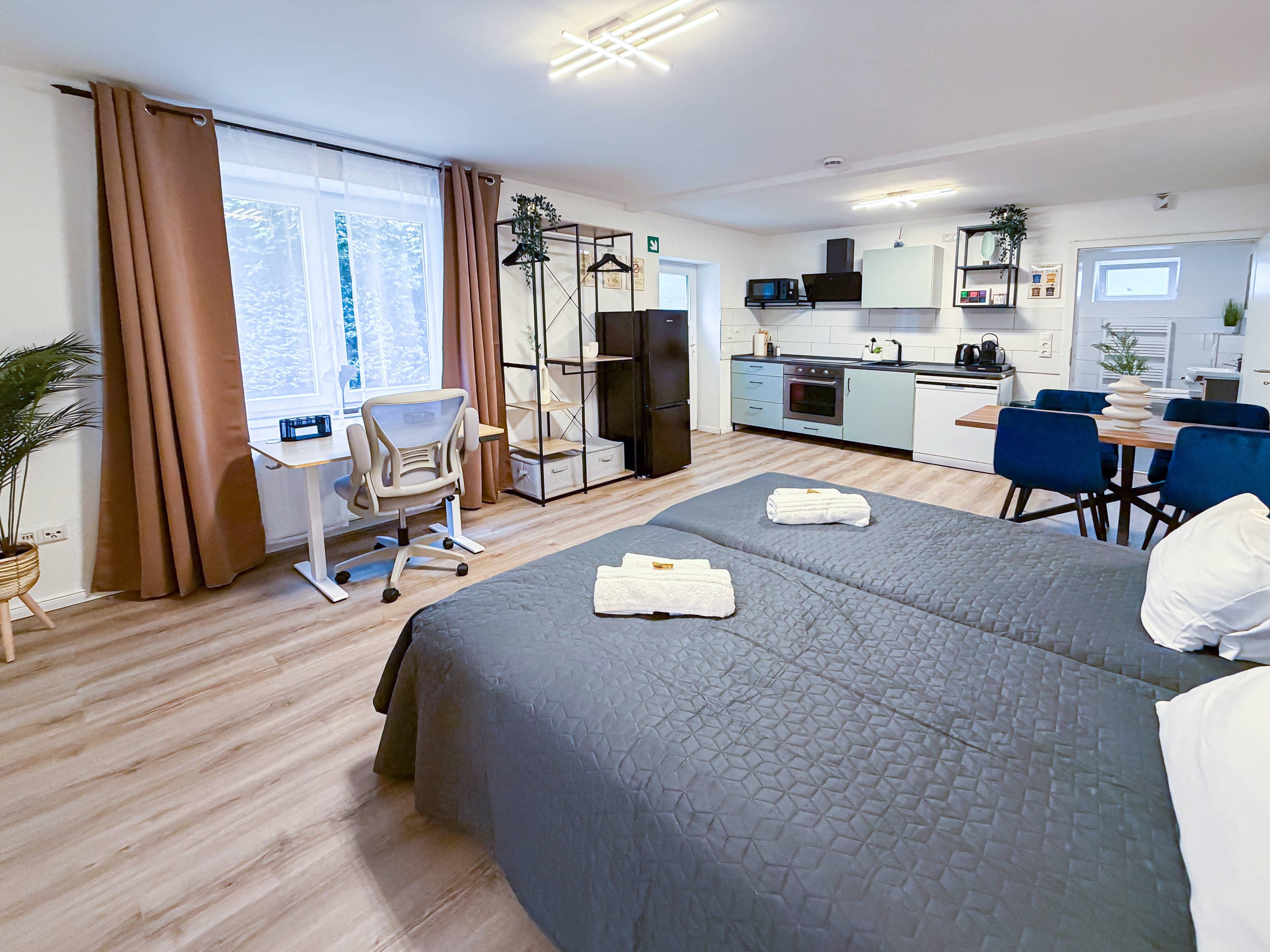 Ferienapartments Bremen-Nord Vegesack | Garten & Parkplatz
