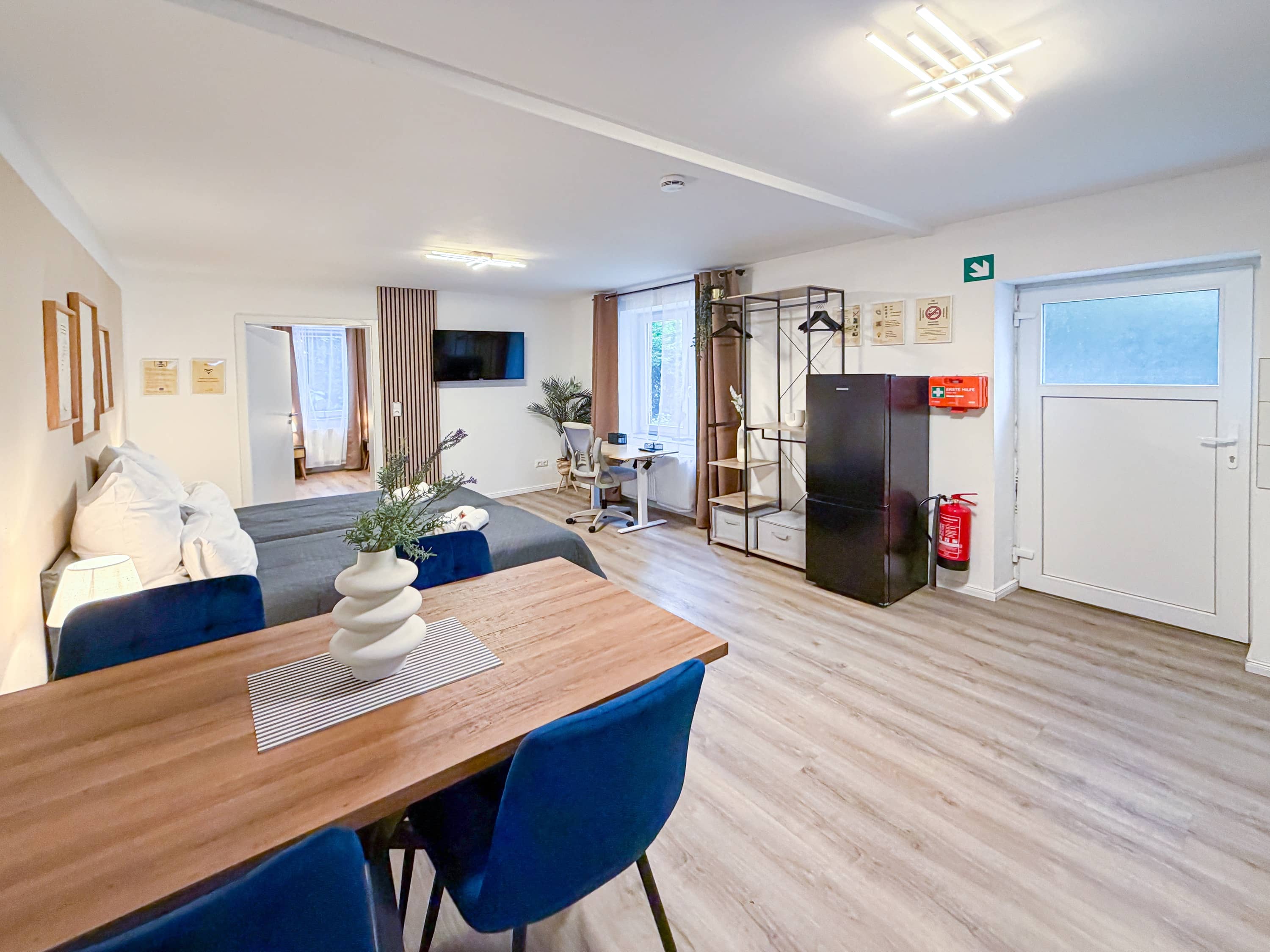 Ferienapartments Bremen-Nord Vegesack | Garten & Parkplatz