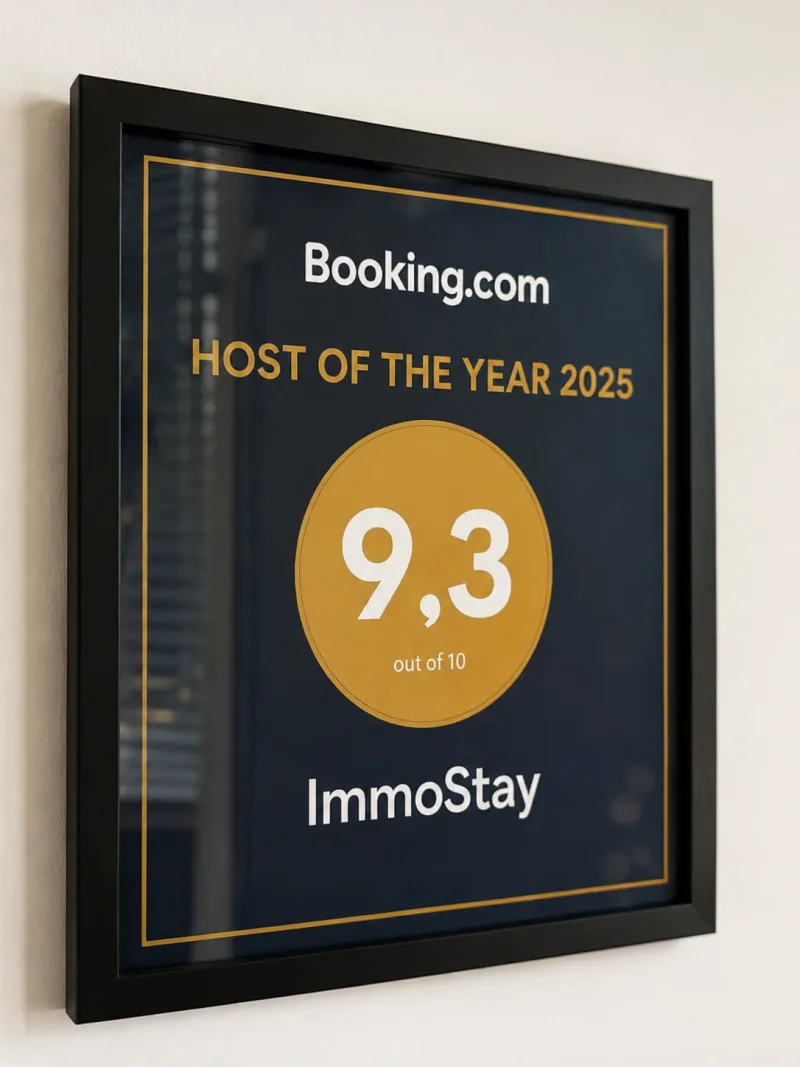 Booking.com Host of the Year 2025 — ImmoStay